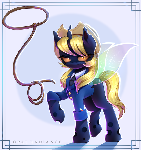 Size: 2810x3000 | Tagged: safe, artist:opal_radiance, derpibooru import, oc, oc:melody miles, clothes, image, png, solo, uniform, wonderbolts uniform