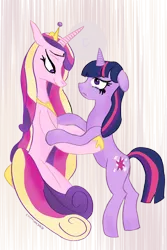 Size: 2000x3000 | Tagged: safe, derpibooru import, princess celestia, twilight sparkle, twilight sparkle (alicorn), alicorn, unicorn, family, female, friendly, horn, image, png, siblings, sisters, support