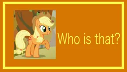 Size: 3840x2160 | Tagged: safe, artist:star153, derpibooru import, screencap, applejack, earth pony, pony, 24, abilities, advice needed, blonde hair, cowgirl, dislikes, ears, farmer, freckles, hat, hooves, image, jpeg, likes, personality, question, question 24, read description, skills, solo, tree