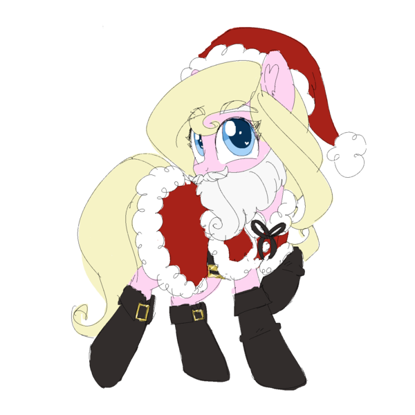 Size: 1500x1500 | Tagged: safe, artist:fannytastical, derpibooru import, oc, oc:chuckles, unofficial characters only, christmas, hat, holiday, image, png, santa hat, simple background, transparent background