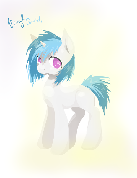 Size: 1847x2390 | Tagged: safe, artist:wolfiedrawie, derpibooru import, vinyl scratch, pony, unicorn, g4, abstract background, female, horn, image, mare, png, solo