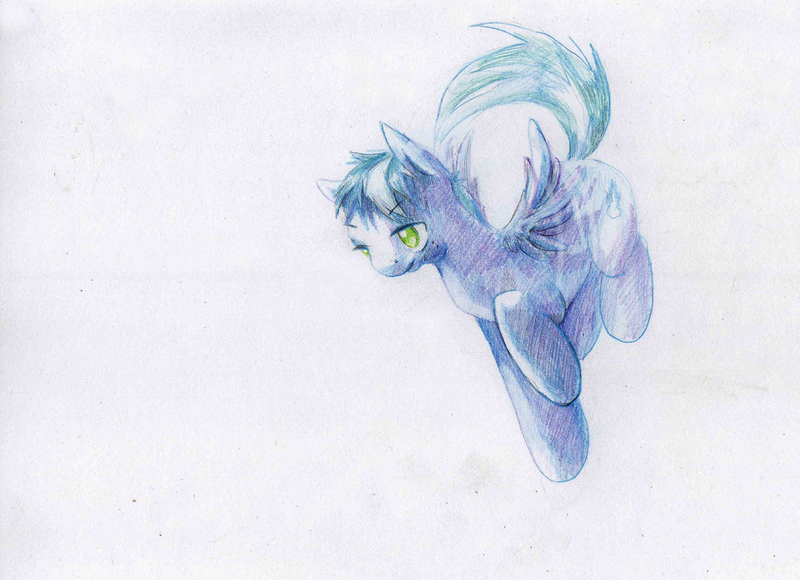 Size: 1654x1200 | Tagged: safe, artist:wolfiedrawie, derpibooru import, oc, unofficial characters only, pegasus, pony, flying, image, male, png, simple background, solo, spread wings, stallion, traditional art, white background, wings