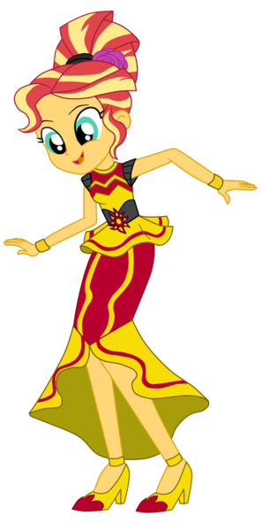 Size: 1900x3840 | Tagged: safe, artist:gmaplay, derpibooru import, sunset shimmer, human, equestria girls, g4, alternate hairstyle, clothes, cropped, dress, equestria girls specials, flamenco dress, image, my little pony equestria girls: dance magic, png, simple background, solo, sunset shimmer day, sunset shimmer flamenco dress, transparent background, unf, vector