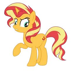 Size: 1900x1839 | Tagged: safe, artist:gmaplay, derpibooru import, sunset shimmer, unicorn, equestria girls, g4, cute, equestria girls specials, horn, image, my little pony equestria girls: spring breakdown, png, shimmerbetes, solo