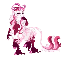 Size: 5100x4600 | Tagged: safe, artist:gigason, derpibooru import, oc, oc:lucia, unofficial characters only, centaur, taur, female, image, offscreen character, offspring, parent:fleur-de-lis, parent:lord tirek, png, simple background, solo, transparent background