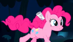 Size: 936x544 | Tagged: safe, derpibooru import, screencap, pinkie pie, daring done?, g4, image, jpeg, running, solo