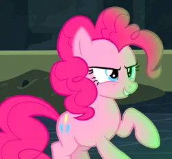 Size: 600x554 | Tagged: safe, derpibooru import, screencap, pinkie pie, daring done?, g4, cropped, image, jpeg, solo