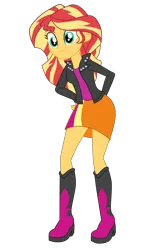 Size: 2300x3831 | Tagged: safe, artist:gmaplay, derpibooru import, sunset shimmer, equestria girls, g4, image, my little pony equestria girls: rainbow rocks, png, rainbow rocks 10th anniversary, solo, sunset shimmer day