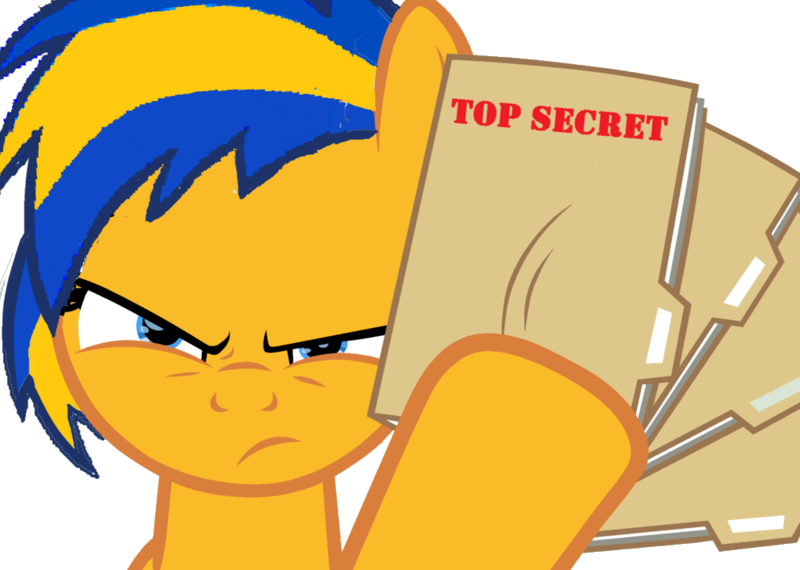 Size: 1012x721 | Tagged: safe, artist:mlpfan3991, derpibooru import, oc, oc:flare spark, unofficial characters only, pegasus, g4, female, folder, image, png, simple background, top secret, transparent background