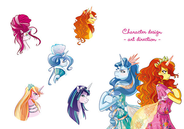 Size: 600x422 | Tagged: safe, artist:danielle star, derpibooru import, alicorn, pony, barely pony related, bipedal, cleo (melowy), cora (melowy), electra (melowy), female, image, jpeg, mare, maya (melowy), melowy, selena (melowy), simple background, white background