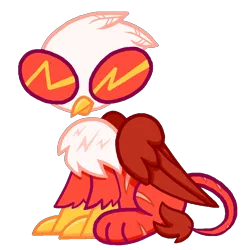 Size: 1000x1000 | Tagged: safe, artist:cal_alidocious, derpibooru import, gryphon, 2023, dave strider, griffonized, homestuck, image, png, simple background, solo, species swap, transparent background