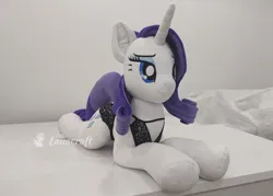 Size: 2400x1714 | Tagged: suggestive, artist:lanacraft, derpibooru import, pony, unicorn, g4, clothes, fetish, garter belt, horn, image, irl, jpeg, lingerie, panties, photo, plushie, plushophilia, solo, underwear