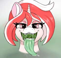 Size: 1600x1528 | Tagged: safe, artist:marbatra, derpibooru import, oc, oc:peppermint swirl, unofficial characters only, image, mawshot, open mouth, png, teeth