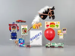 Size: 1024x771 | Tagged: safe, derpibooru import, applejack (g1), g1, balloon, board game, book, brushable, card game, contest, cyoa, hobby horse, image, jpeg, museum, national museum of play, optimus prime, pokémon, rc car, toy, toy car, toy hall of fame, toy truck, trading card game, trampoline, transformers