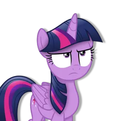 Size: 1336x1400 | Tagged: safe, derpibooru import, twilight sparkle, twilight sparkle (alicorn), alicorn, disappointed, displeased, image, png, shadow, simple background, transparent background, twilight sparkle is best facemaker, twilight sparkle is not amused, unamused, unhappy