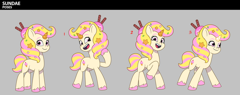 Size: 3184x1266 | Tagged: safe, derpibooru import, pony, unicorn, g5, my little pony: tell your tale, female, horn, image, mare, png, sundae (g5), vanilla swirl