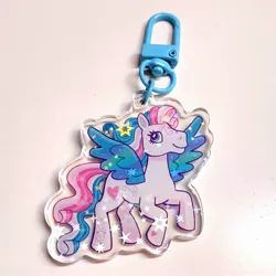 Size: 2270x2269 | Tagged: safe, artist:milliedubois, derpibooru import, star catcher, pegasus, pony, g3, female, image, irl, jpeg, keychain, mare, photo, solo