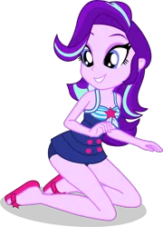 Size: 2757x3822 | Tagged: safe, alternate version, artist:dustinwatsongkx, derpibooru import, starlight glimmer, human, equestria girls, equestria girls series, g4, x marks the spot, accessory swap, bare shoulders, clothes, clothes swap, female, geode of telekinesis, image, magical geodes, my little pony equestria girls: better together, one-piece swimsuit, png, sci-twi swimsuit, simple background, sleeveless, solo, swimsuit, swimsuit swap, transparent background