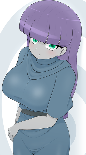 Size: 1380x2485 | Tagged: safe, artist:batipin, derpibooru import, maud pie, human, equestria girls, g4, breasts, busty maud pie, image, looking at you, png