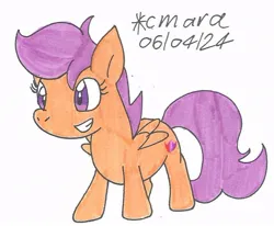 Size: 855x705 | Tagged: safe, artist:cmara, derpibooru import, scootaloo, pegasus, pony, g4, female, filly, foal, image, jpeg, solo