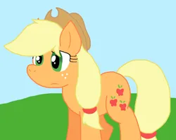 Size: 1020x816 | Tagged: safe, artist:cmara, derpibooru import, applejack, earth pony, female, image, png, solo