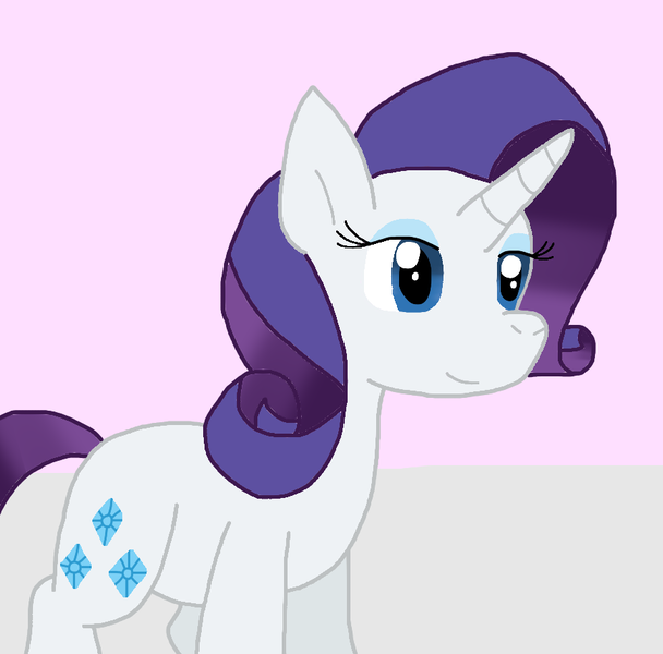 Size: 872x860 | Tagged: safe, artist:cmara, derpibooru import, rarity, unicorn, g4, female, horn, image, png, solo