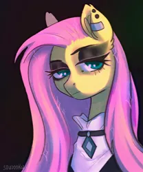 Size: 1668x2009 | Tagged: safe, artist:soudooku, derpibooru import, fluttershy, pegasus, pony, g4, fluttergoth, goth, gothic, image, jpeg, solo