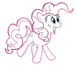 Size: 1300x1100 | Tagged: safe, artist:originalcanadian, derpibooru import, pinkie pie, earth pony, pony, g4, female, image, open mouth, open smile, png, simple background, smiling, solo, trace, transparent background