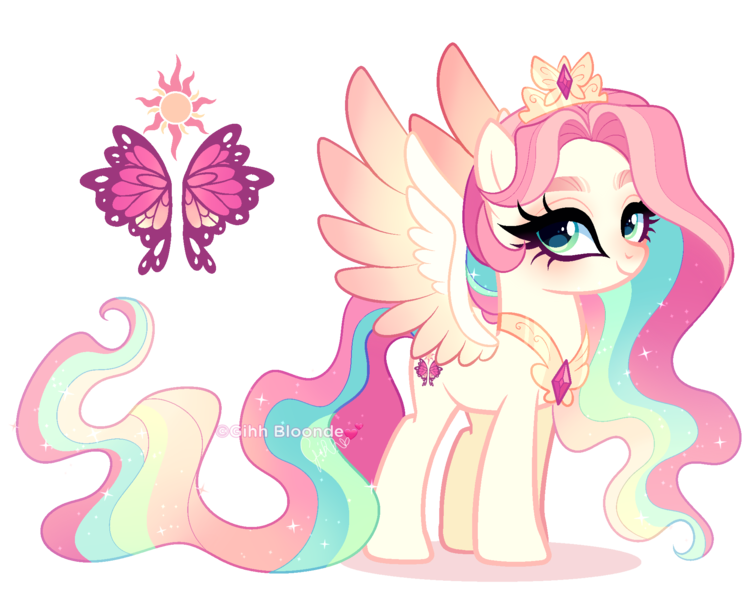 Size: 1993x1585 | Tagged: safe, artist:gihhbloonde, derpibooru import, oc, pegasus, pony, female, image, mare, parents:flutterlestia, png, simple background, solo, transparent background