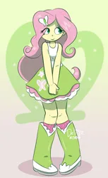 Size: 828x1353 | Tagged: safe, artist:delijz, derpibooru import, fluttershy, equestria girls, g4, image, jpeg, solo