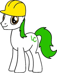 Size: 550x706 | Tagged: safe, artist:lonstecation, derpibooru import, oc, oc:lonstecation, unofficial characters only, pony, unicorn, g4, horn, image, male, png, simple background, solo, stallion, transparent background, yellow, yellow hat