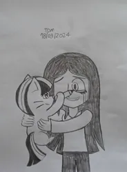 Size: 1482x2017 | Tagged: safe, artist:tom artista, derpibooru import, twilight sparkle, cat, human, g4, animal in mlp form, catified, crying, drawing, face, happy, image, jpeg, pencil, pencil drawing, sketch, species swap, tears of joy, traditional art