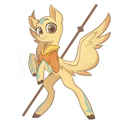 Size: 2048x2048 | Tagged: safe, alternate version, artist:shiwei90823, derpibooru import, pegasus, pony, aang, abstract background, avatar: the last airbender, colt, foal, image, looking at you, male, png, solo, spread wings, wings