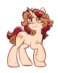 Size: 1200x1500 | Tagged: safe, artist:crimmharmony, derpibooru import, oc, oc:unity, unofficial characters only, unicorn, fallout equestria, fallout equestria: murky number seven, fanfic art, female, horn, image, png, raised hoof, simple background, smiling, solo, transparent background