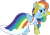 Size: 1280x890 | Tagged: safe, artist:goldenmercurydragon, derpibooru import, rainbow dash, g4, >:), clothes, dress, gala dress, image, png, rainbow dash always dresses in style, raised hoof, simple background, transparent background, vector