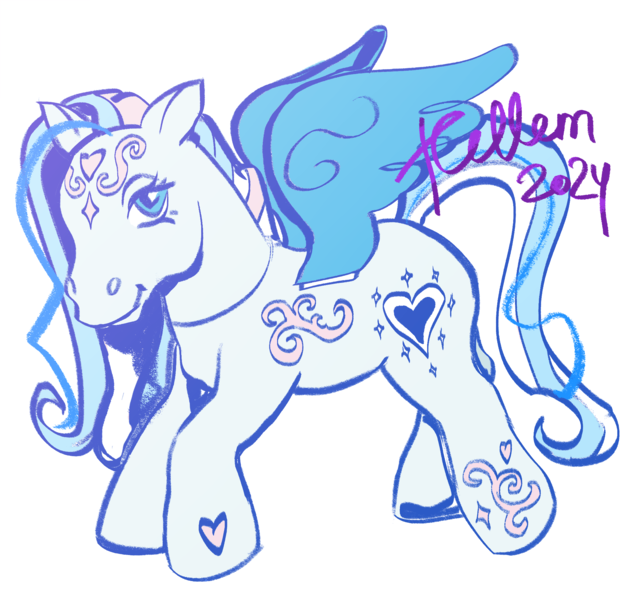 Size: 2100x1960 | Tagged: safe, derpibooru import, star catcher, pegasus, pony, g3, general, hellem, image, png, toy interpretation