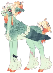 Size: 1964x2688 | Tagged: safe, artist:sleepy-nova, derpibooru import, oc, oc:rockstar, pegasus, pony, bracelet, colored wings, image, magical lesbian spawn, male, multicolored wings, nose piercing, offspring, parent:fleetfoot, parent:tree hugger, piercing, png, simple background, solo, spiked wristband, stallion, transparent background, wings, wristband