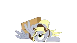 Size: 3840x2160 | Tagged: safe, artist:spookitty, derpibooru import, derpy hooves, pegasus, pony, rainbow dash presents, family guy death pose, female, image, mare, png, solo