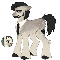 Size: 1000x1000 | Tagged: safe, artist:kazmuun, derpibooru import, business savvy, earth pony, pony, alternate design, clothes, image, necktie, png, simple background, solo, transparent background