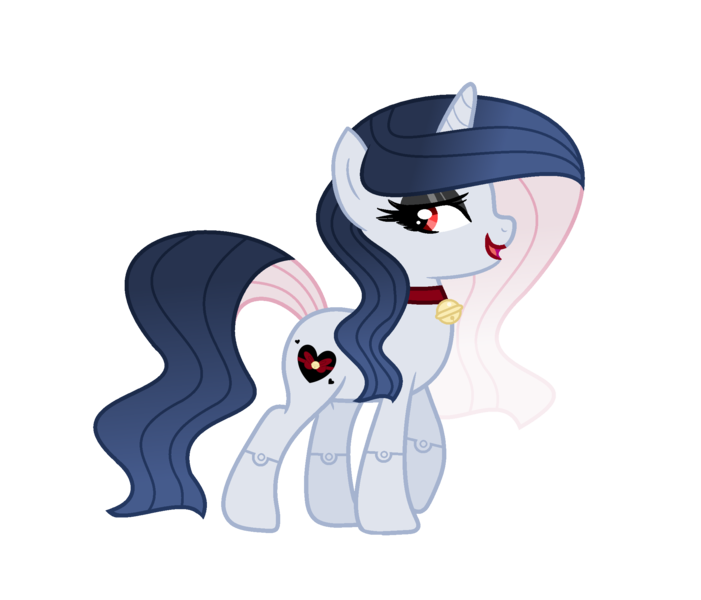 Size: 2114x1810 | Tagged: safe, artist:darbypop1, derpibooru import, oc, oc:chenabelle, pony, robot, robot pony, unicorn, female, horn, image, mare, png, simple background, solo, transparent background