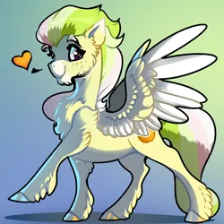 Size: 2200x2200 | Tagged: safe, artist:mylittlegodzilla, derpibooru import, oc, unofficial characters only, pegasus, pony, gradient background, image, pegasus oc, png, solo, wings