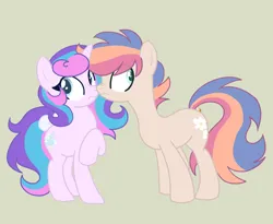 Size: 2200x1800 | Tagged: safe, anonymous artist, anonymous editor, derpibooru import, edit, star dreams, oc, oc:snuzzie, earth pony, pony, unicorn, g4, duo, duo male and female, female, horn, image, male, mare, png, show accurate, stallion, stallion (mare)