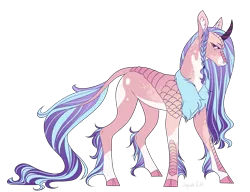 Size: 3250x2500 | Tagged: safe, artist:squishkitti, derpibooru import, oc, kirin, female, image, magical lesbian spawn, offspring, parent:princess cadance, parent:rain shine, png, simple background, solo, transparent background