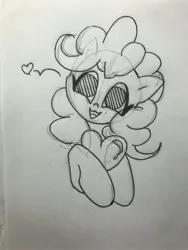 Size: 3024x4032 | Tagged: safe, artist:jess181307, derpibooru import, pinkie pie, earth pony, pony, cute, diapinkes, image, jpeg, looking at you, open mouth, open smile, pen drawing, photo, smiling, solo, traditional art