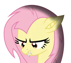 Size: 1024x908 | Tagged: safe, artist:commypink, derpibooru import, fluttershy, bat pony, pony, g4, bat ponified, female, flutterbat, image, mare, png, race swap, simple background, solo, transparent background, vector