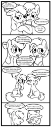 Size: 1620x4014 | Tagged: safe, artist:fillyfool, derpibooru import, apple bloom, babs seed, earth pony, g4, applecest, comic, cousin incest, cousins, female, image, incest, lesbian, png, ship:appleseed, shipping, speech bubble, text