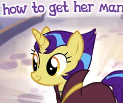 Size: 304x254 | Tagged: safe, derpibooru import, rosy pearl, pony, unicorn, g4, cropped, cropped screencap, english, female, gameloft, horn, image, las pegasus resident, mare, meme, my little pony: magic princess, png, solo, text, wow! glimmer