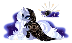 Size: 5715x3456 | Tagged: safe, artist:afterglory, derpibooru import, princess luna, trixie, oc, unofficial characters only, pony, unicorn, g4, angelic, design, horn, image, magic, png, witch, witch costume