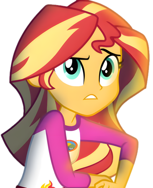 Size: 1804x2212 | Tagged: safe, derpibooru import, edit, edited screencap, screencap, sunset shimmer, human, equestria girls, g4, background removed, camp everfree logo, camp everfree outfits, campfire, clothes, cute, ears, eyebrows, eyelashes, female, hair, image, lighting, my little pony equestria girls: legend of everfree, nose, not a vector, png, raised eyebrow, shadow, shirt, simple background, solo, solo female, teeth, transparent background, turquoise eyes