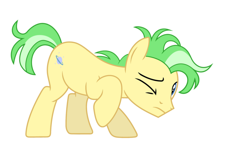 Size: 4015x2617 | Tagged: safe, artist:moonlightthegriffon, derpibooru import, earth pony, pony, background pony, base used, cowering, image, las pegasus resident, male, nervous, one eye closed, png, raised hoof, saturn (g4), simple background, stallion, transparent background